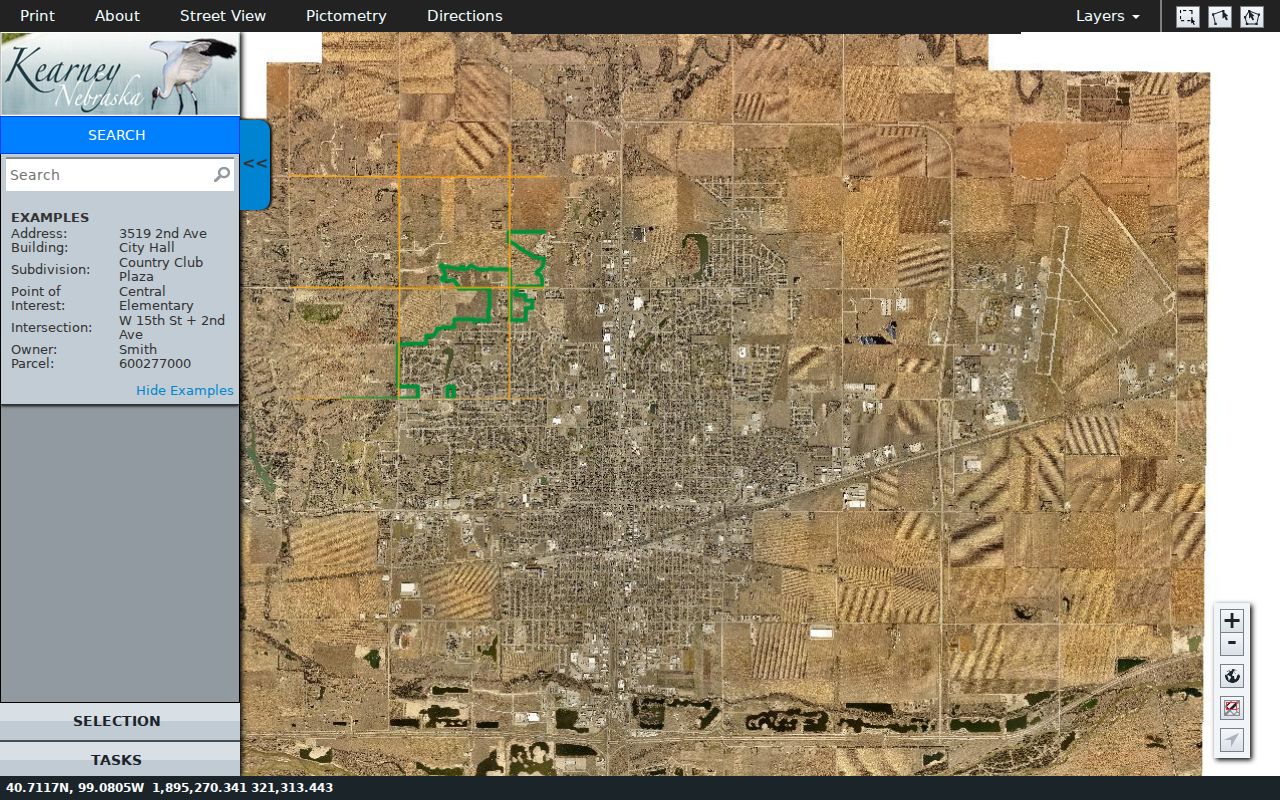 Kearney ZIP code directory Smartmaps address and city-layer viewer