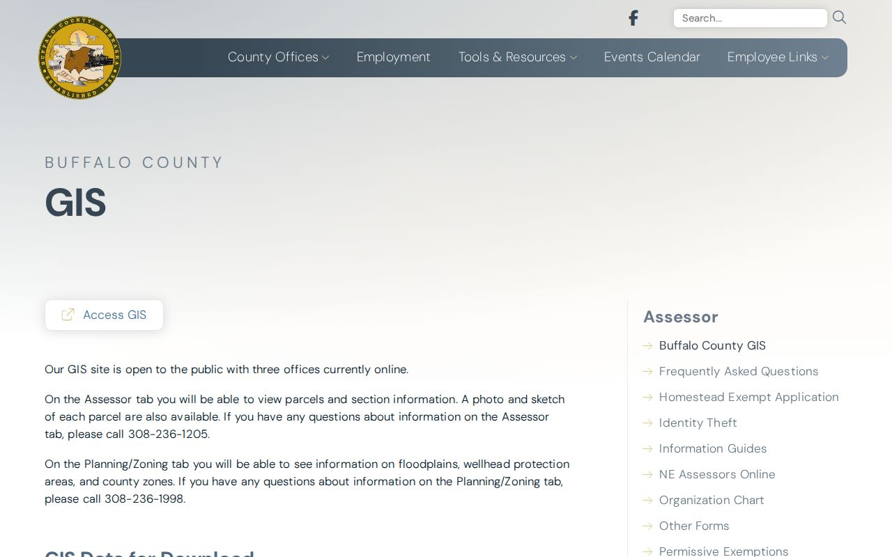 Kearney ZIP code directory Buffalo County GIS and parcel-layer guidance